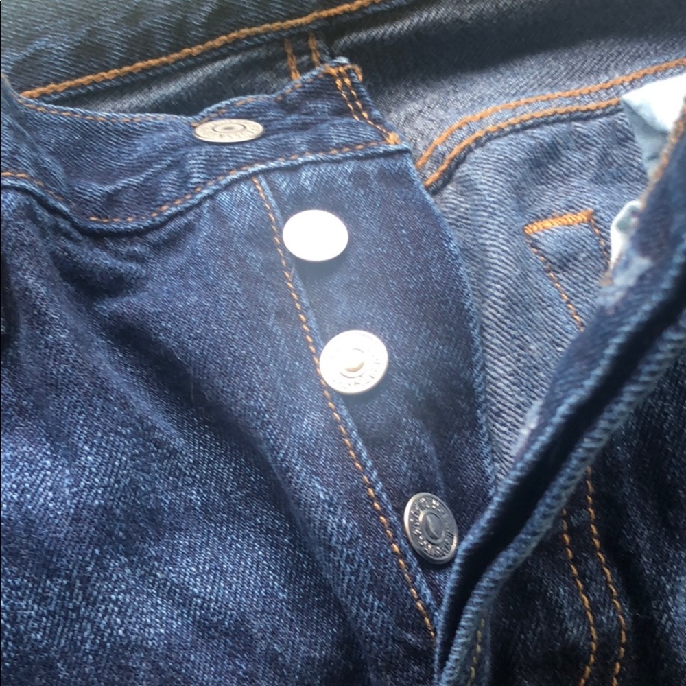 Levi’s woman’s button fly jeans 501